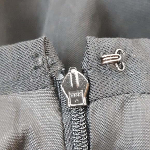 Jacqueline Ferrar Solid Black High Waisted Dark Academia Short Wool Skirt - Picture 7 of 11